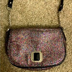 Multicolor Glitter Shoulder Bag